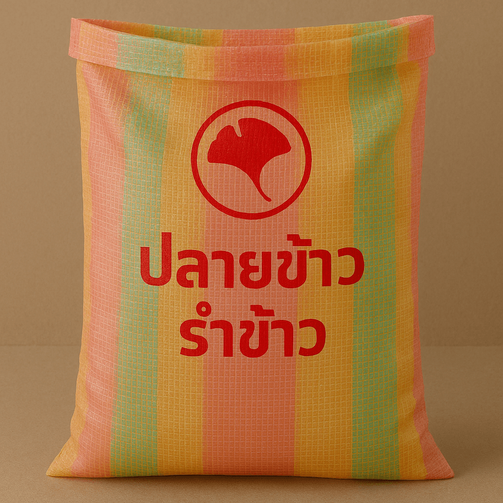 กระสอบพลาสติกสานทอรุ้ง